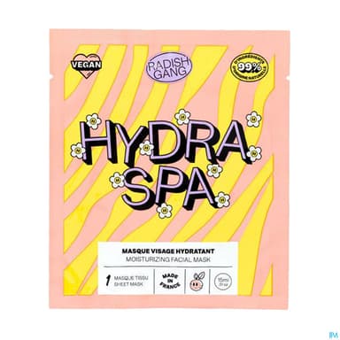 Radish Gang Hydra Spa Masque Tissu Hydratant 15ml