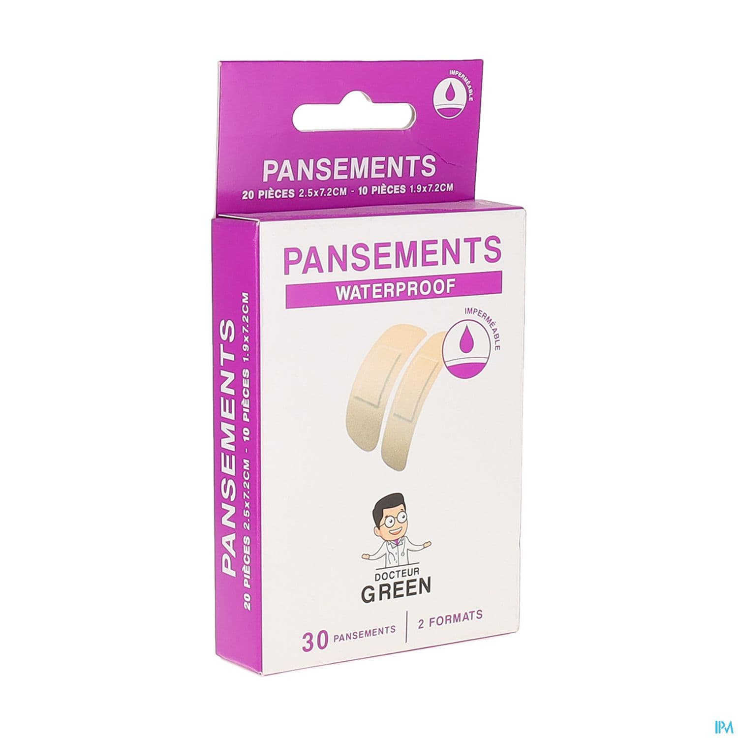 Dr Green Pansement Waterproof 2 Tailles X30