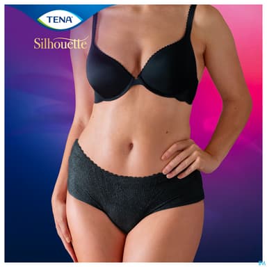 TENA SILHOUETTE PLUS TB M NOIR X12
