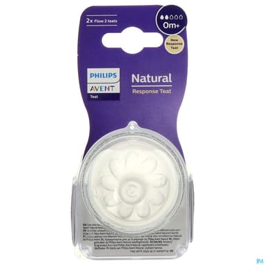 TETINE AVENT NAT RESPONSE T2 X2