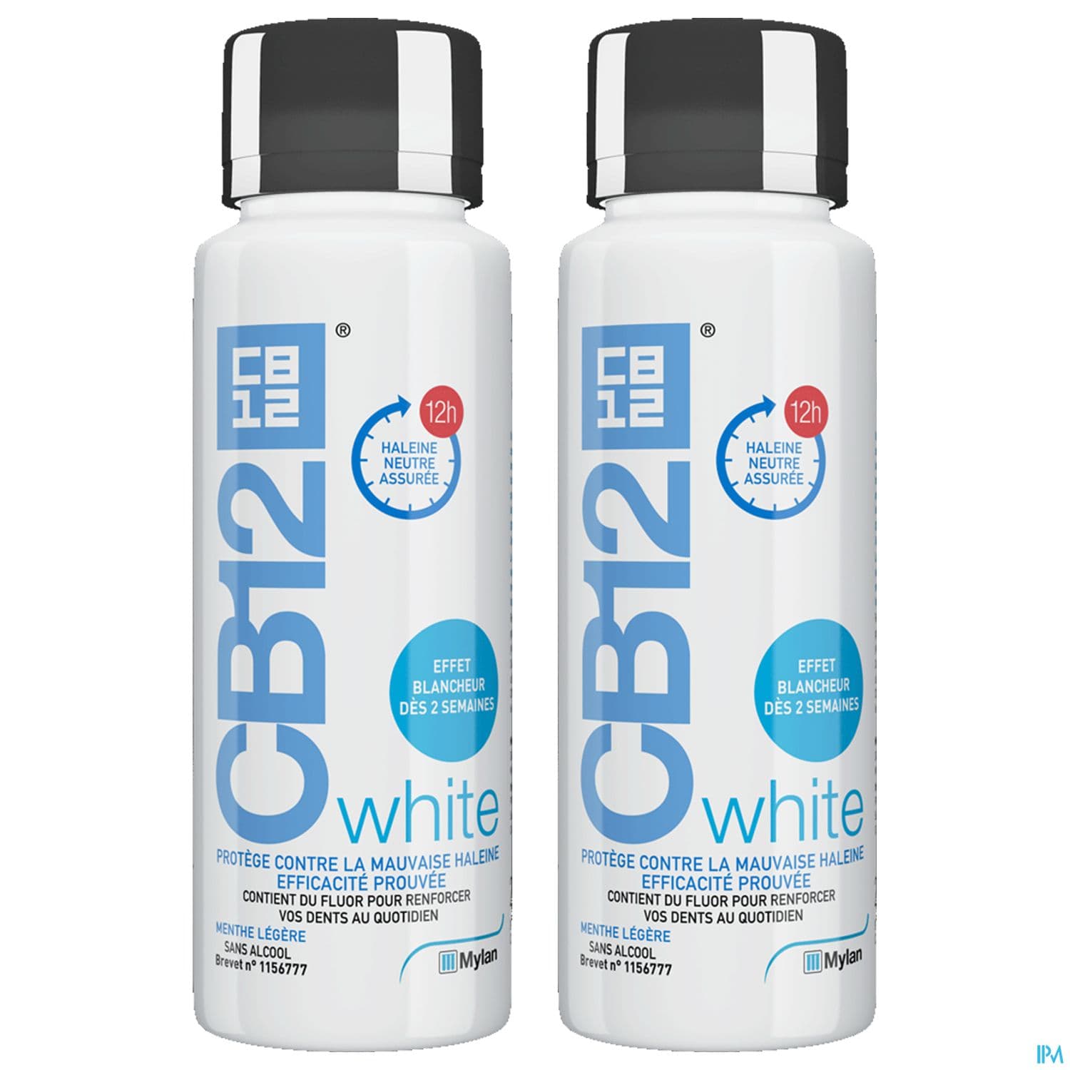 CB12 WHITE BAIN DE BOUCHE 250MLX2