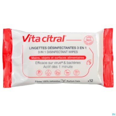 VITA CITRAL LINGET DESINF 3EN1 X12
