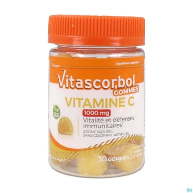VITASCORBOL GOMMES VITC 1000MG 30