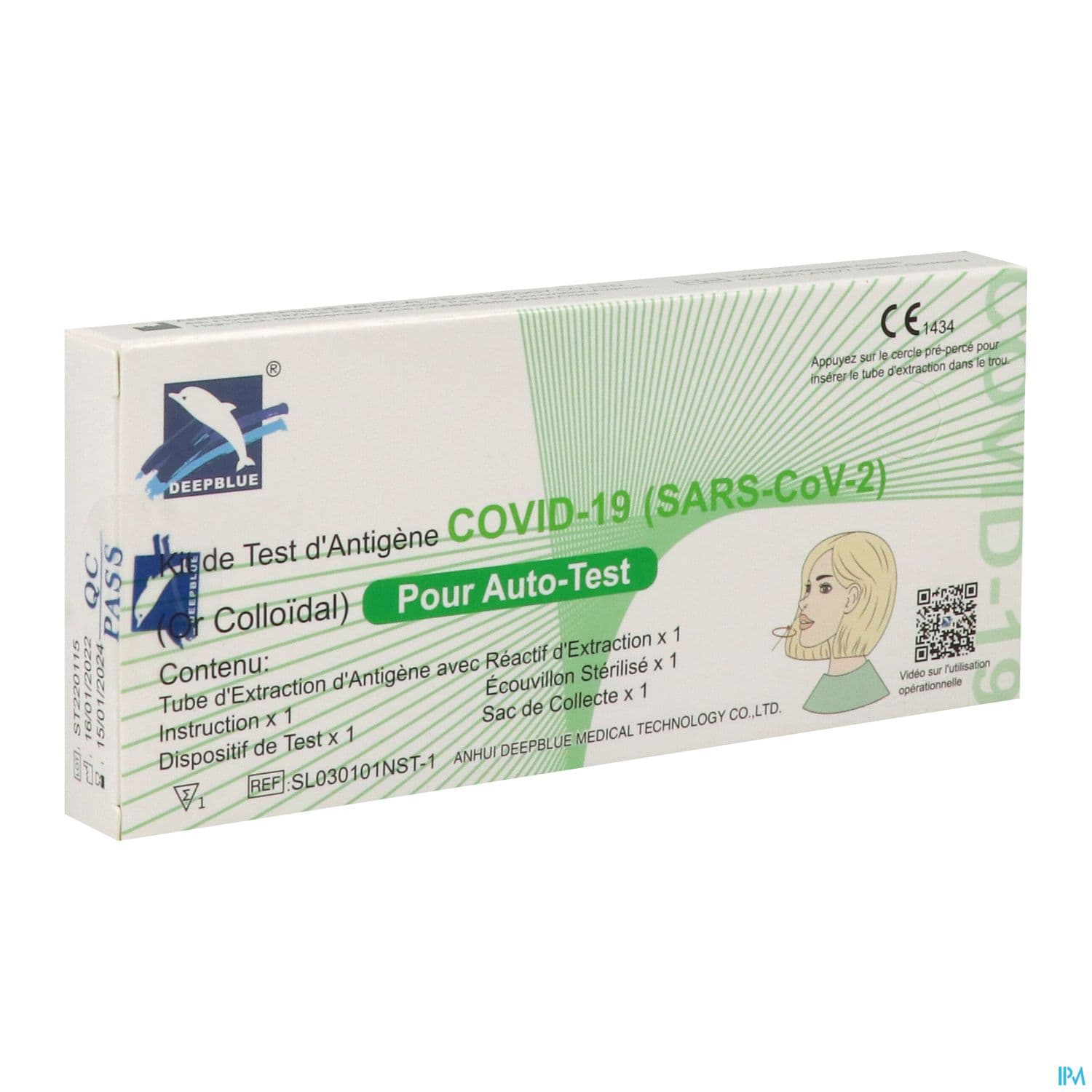 Deepblue Covid-19 Autotest Antigene 1