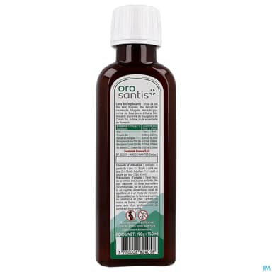 OROSANTIS TOUX GRASSE SP 150ML