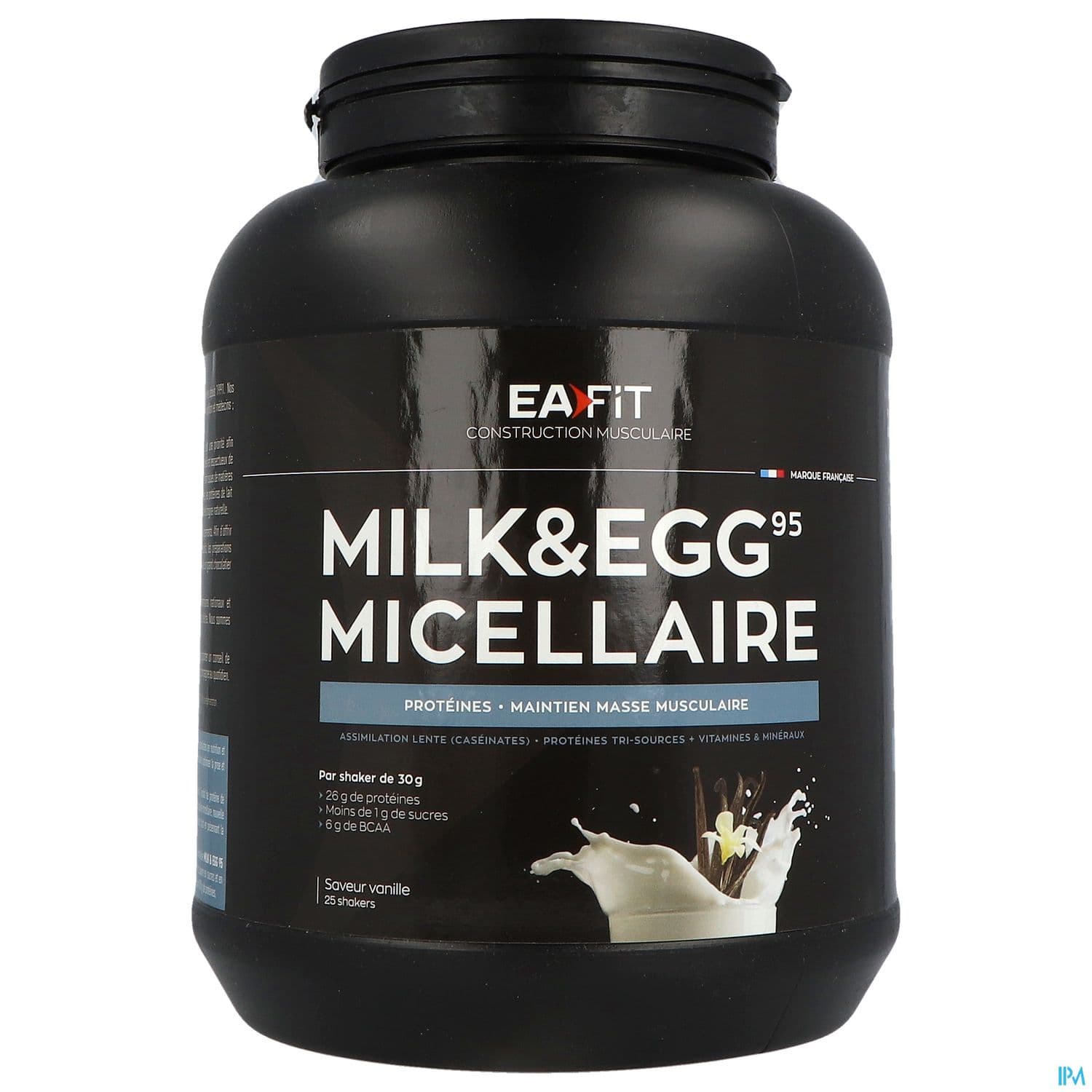EA-FIT MILK&EGG95 MICEL VANIL 750G