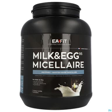 EA-FIT MILK&EGG95 MICEL VANIL 750G