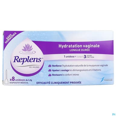REPLENS GEL VAGINAL UNIDOS BT8