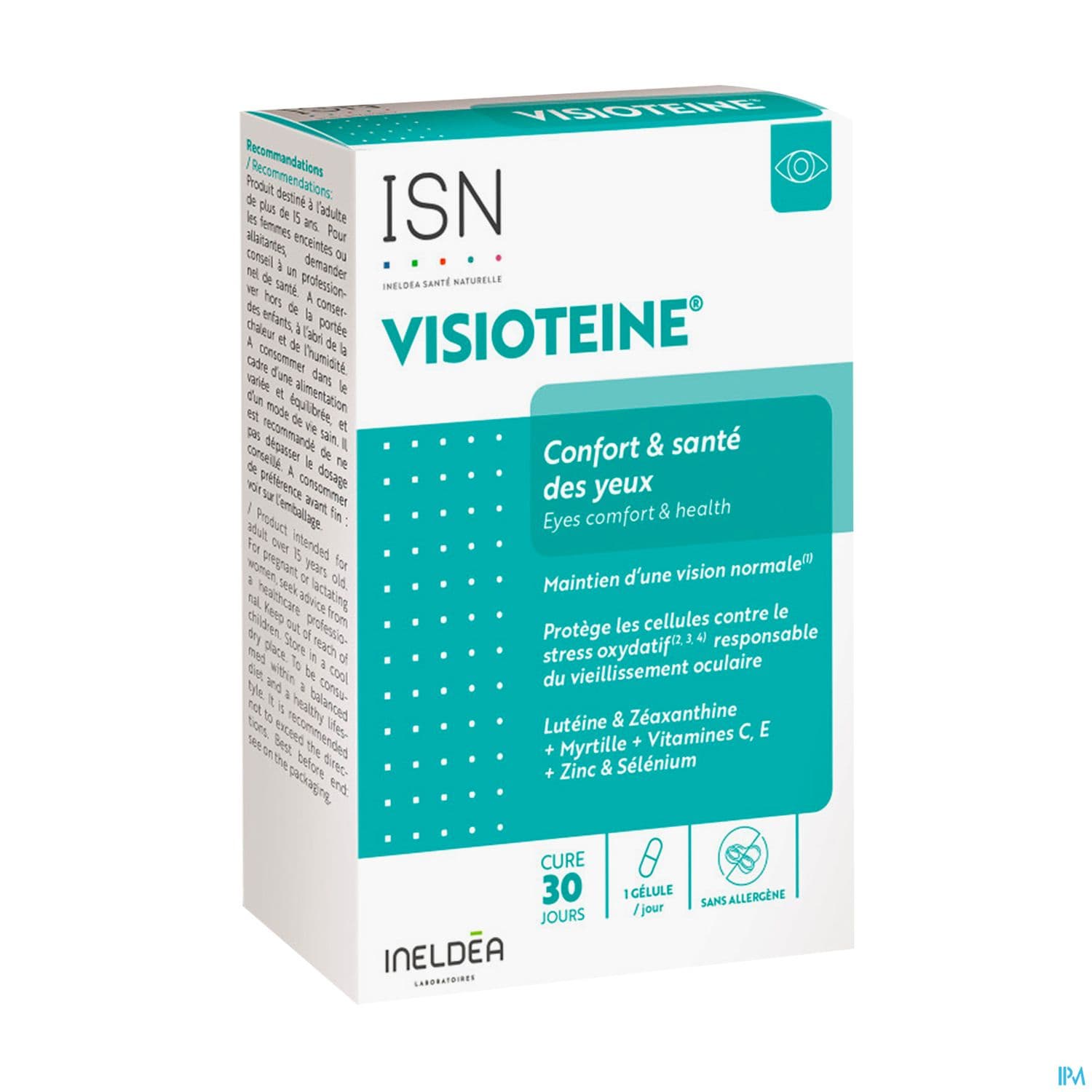 ISN VISIOTEINE GELUL VEGET 30