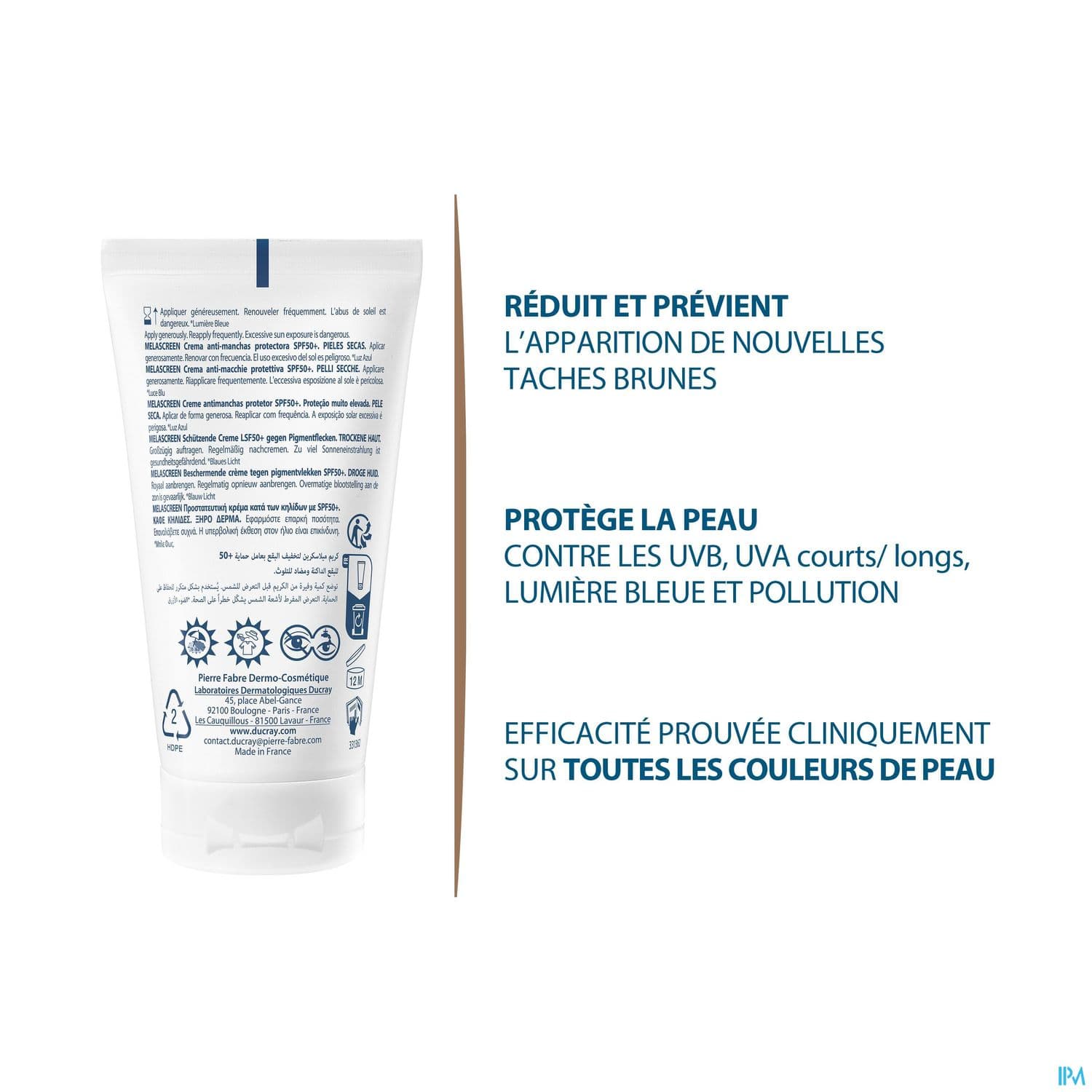 Ducray Melascreen Uv Creme Antitaches Spf50+ 50ml