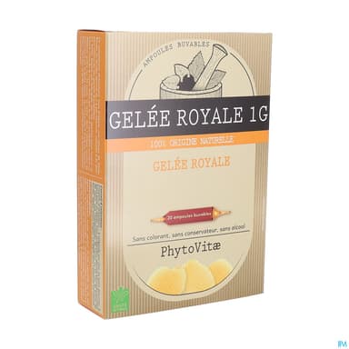 Phytovitae Gelee Royale Ampoule Buvable 10ml 20
