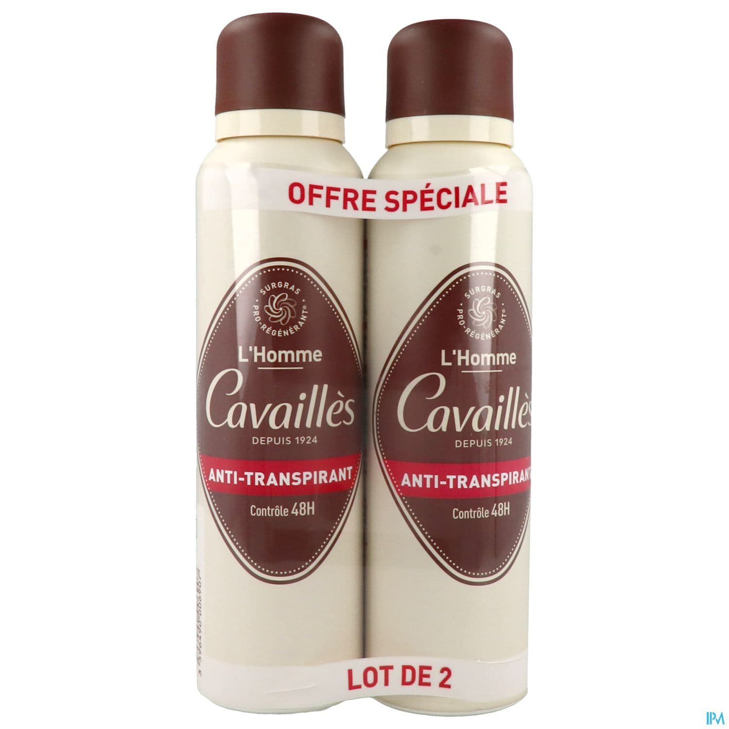 CAVAILLES DEO HOM 48H SPR 150MLX2