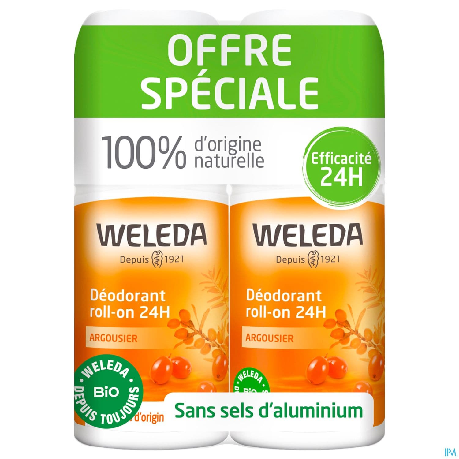 WELEDA DEOD 24H ARGOUS ROLLON 50X2