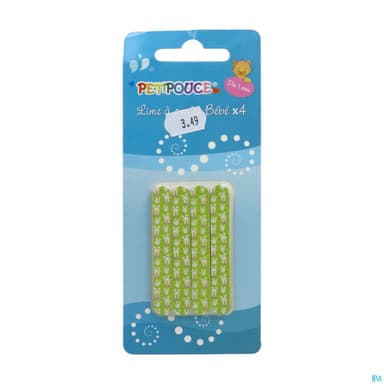 PETIPOUCE LIME ONGLE BB X4