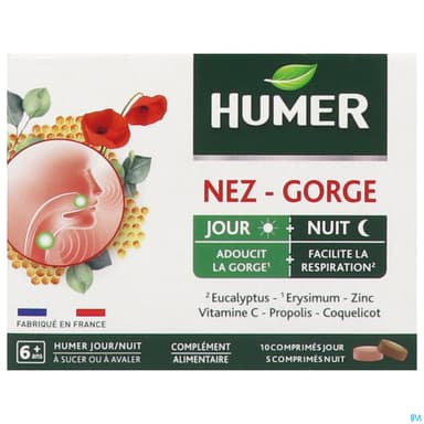 Humer Nez Gorge Jour Nuit Comprime 15