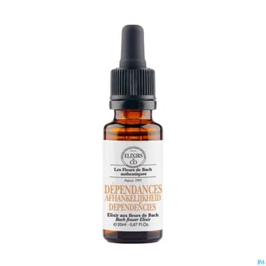 Elixirs Co Les Fleurs De Bach Dependances Bio Gouttes 20ml