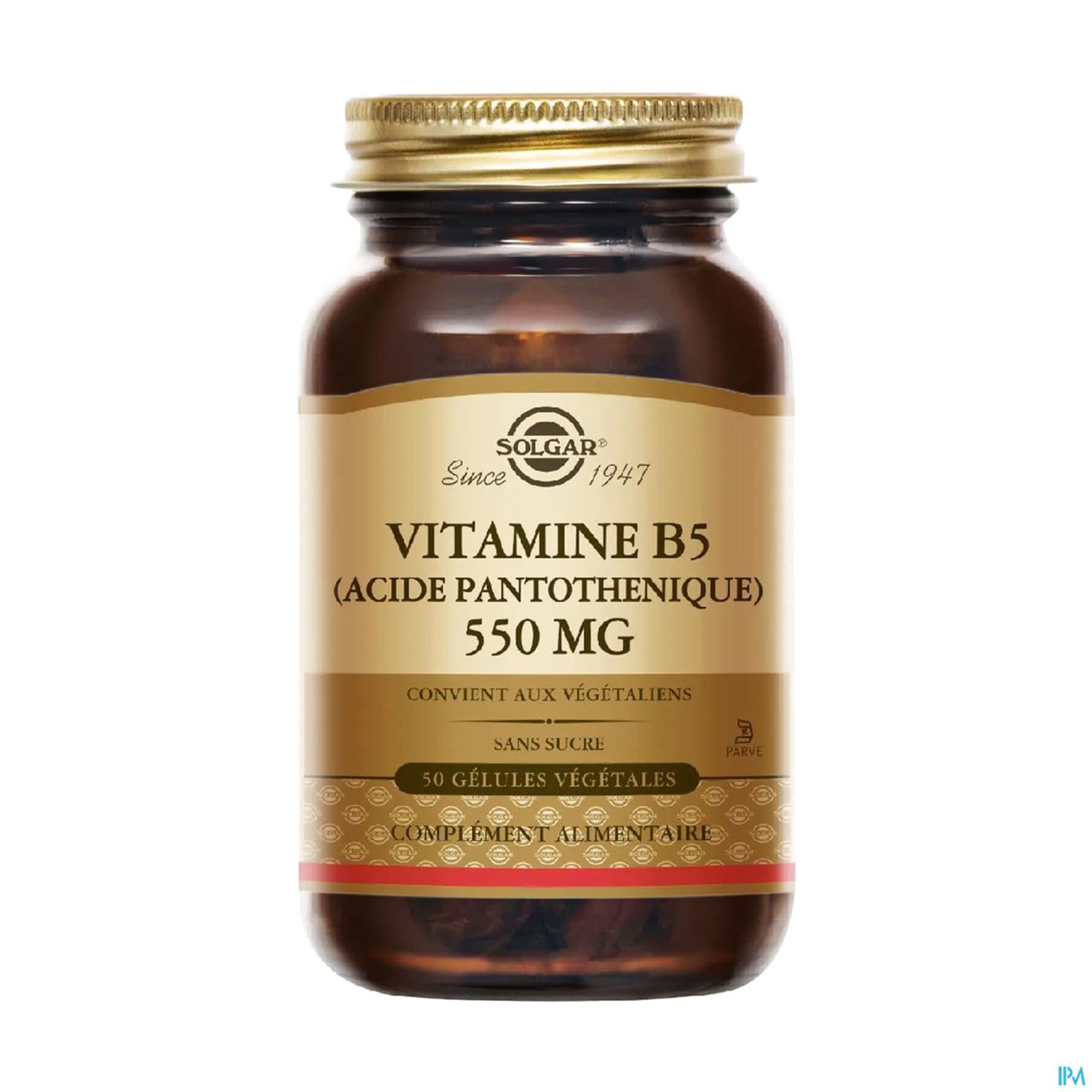 Solgar Vitamine B 5 550mg Gelule Vegetale 50