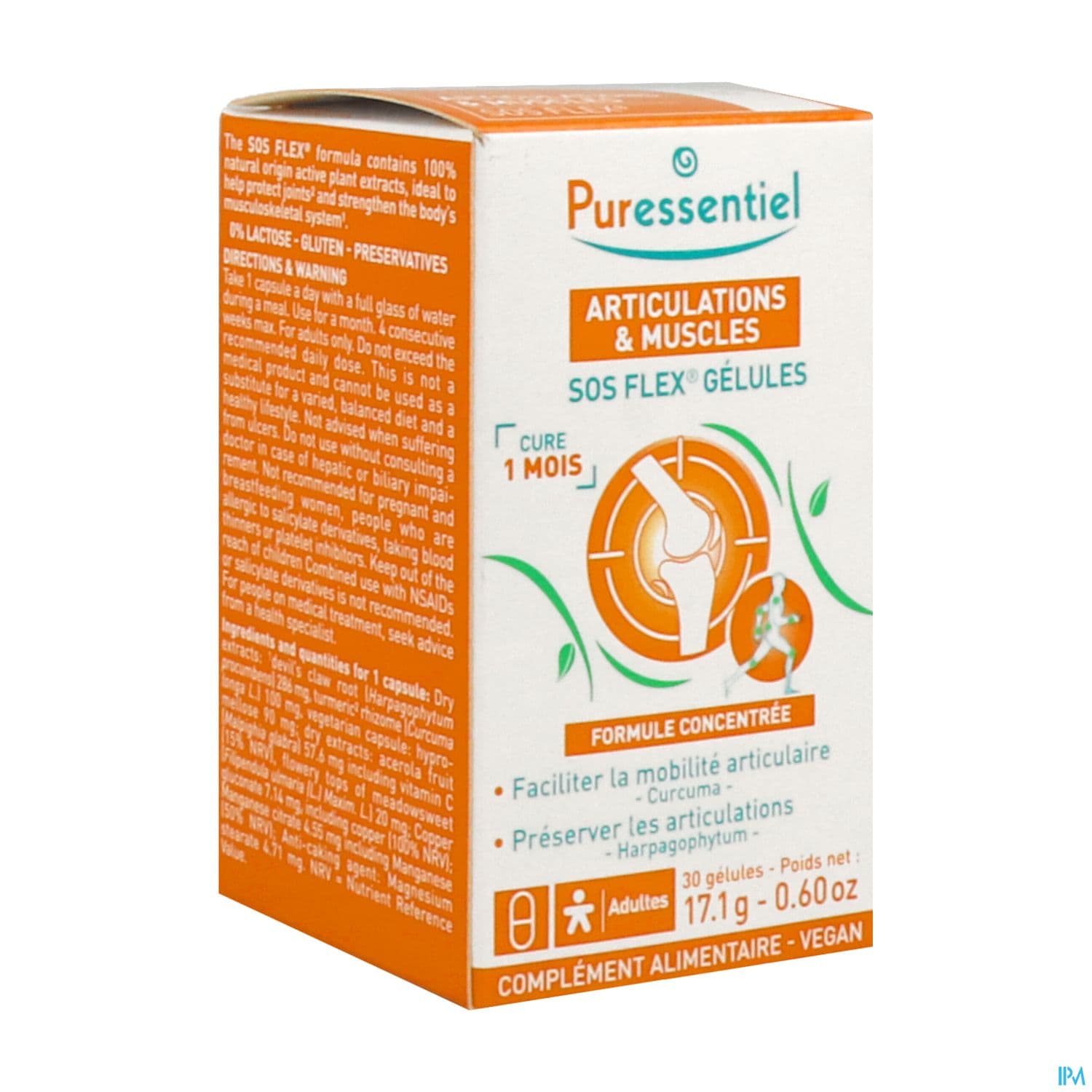 PURESSENTIEL SOS FLEX GELUL 30
