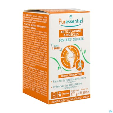 PURESSENTIEL SOS FLEX GELUL 30