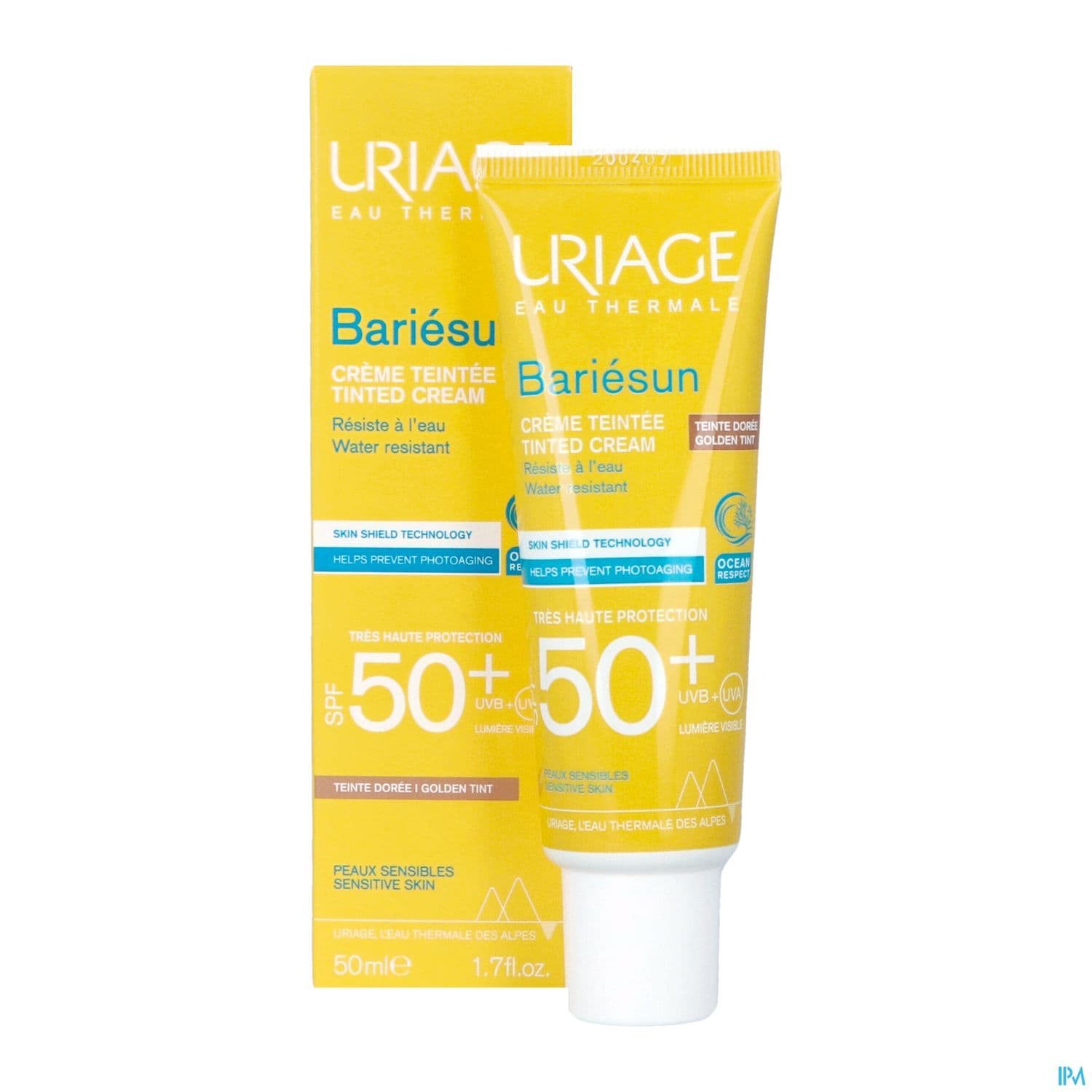Uriage Bariesun Creme Teintee Doree Spf50+ 50ml