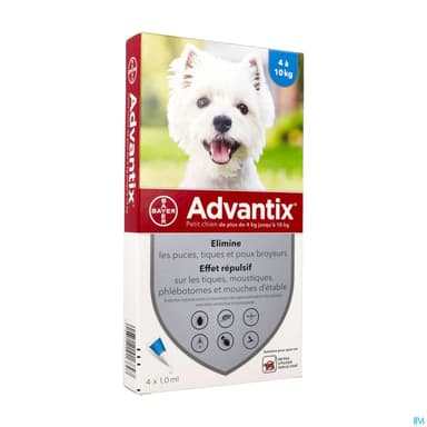 Advantix Chien Petit Spot On Solution 1ml 4