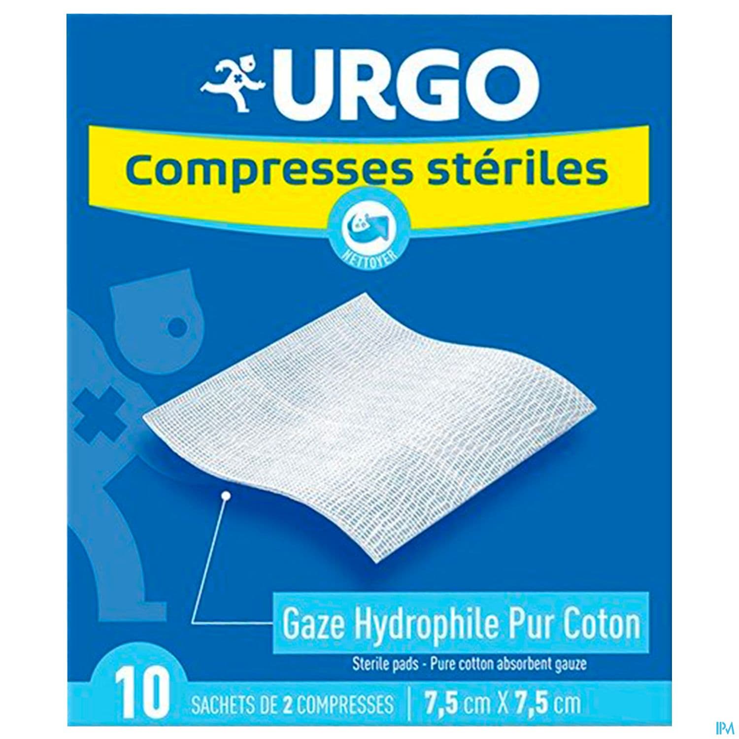 COMP ST URGO 7,5X7,5 SACH 2/10