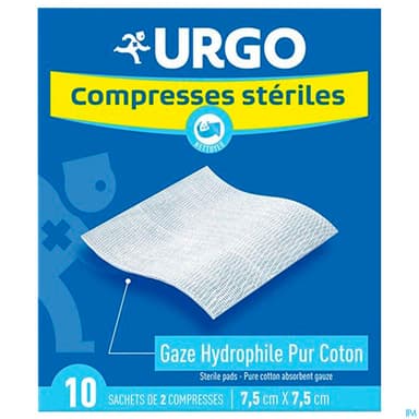 COMP ST URGO 7,5X7,5 SACH 2/10