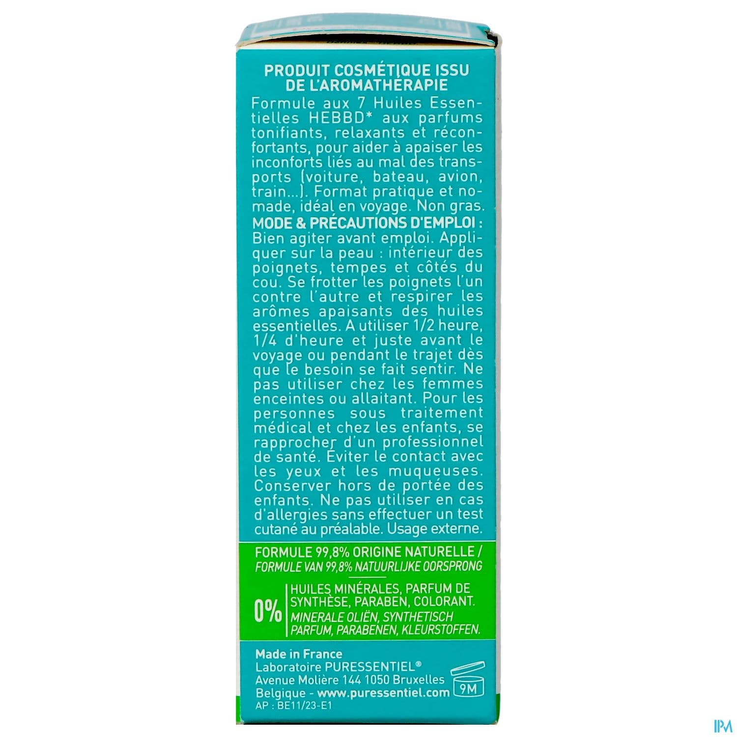 PURESSENTIEL ROLLER MAL TRANSP 5ML