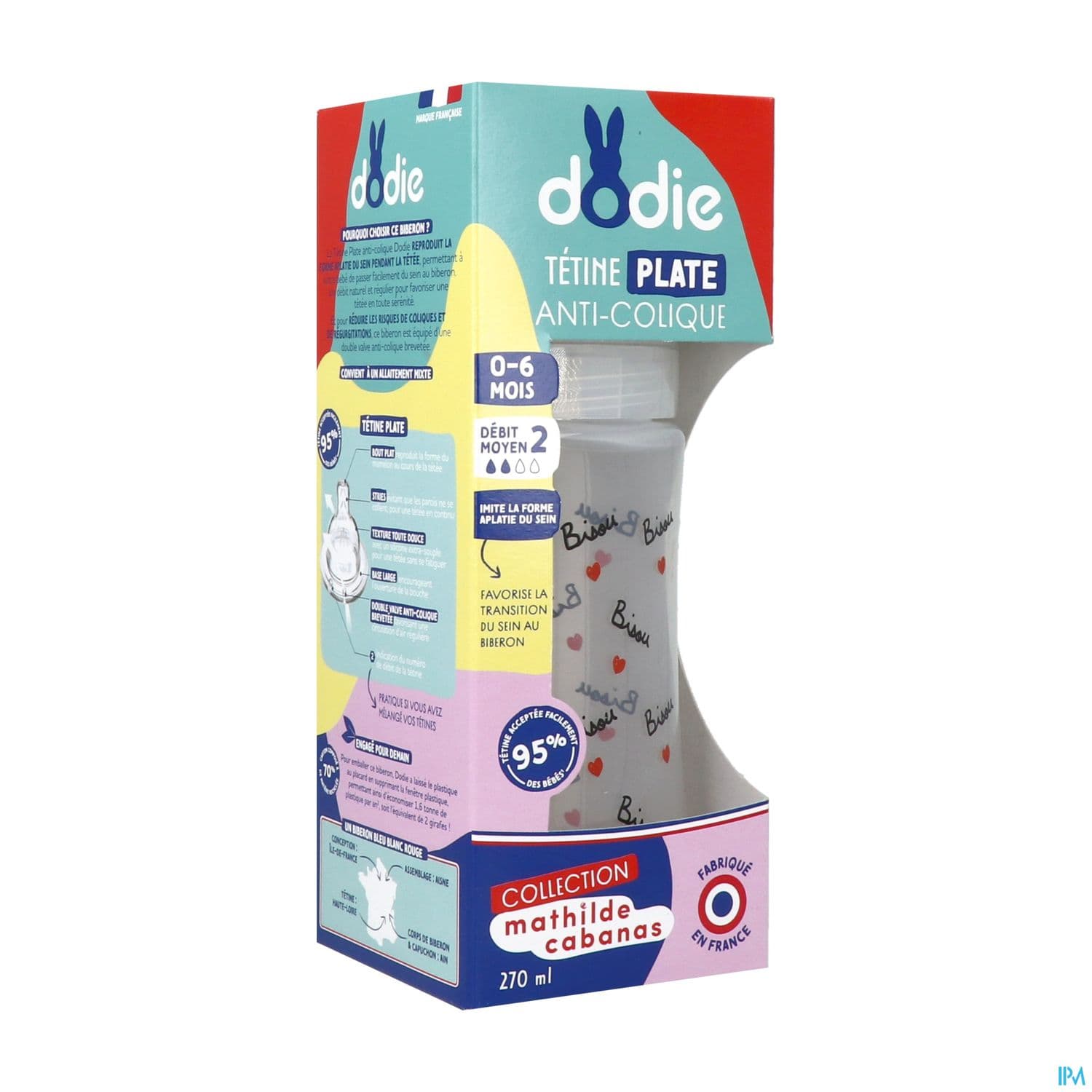 DOD BIB CABANAS 270ML 0-6M