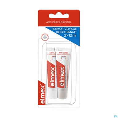 ELMEX DENT PROTECT CARIE 12ML X2