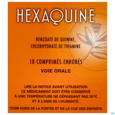 Hexaquine Vitamine B1 Comprime 18