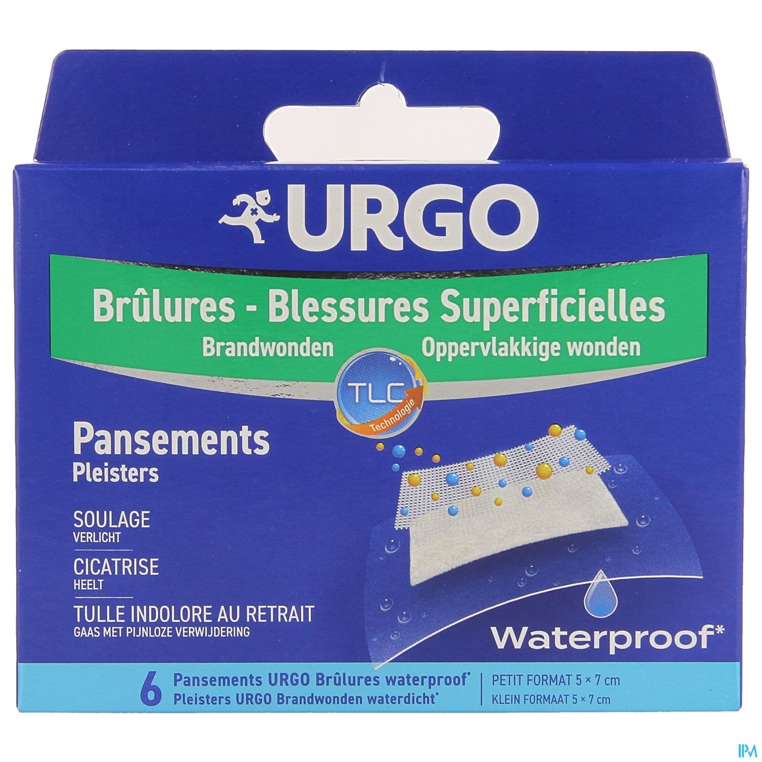 URGO BRULURE WATERPROOF PM 6