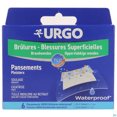URGO BRULURE WATERPROOF PM 6