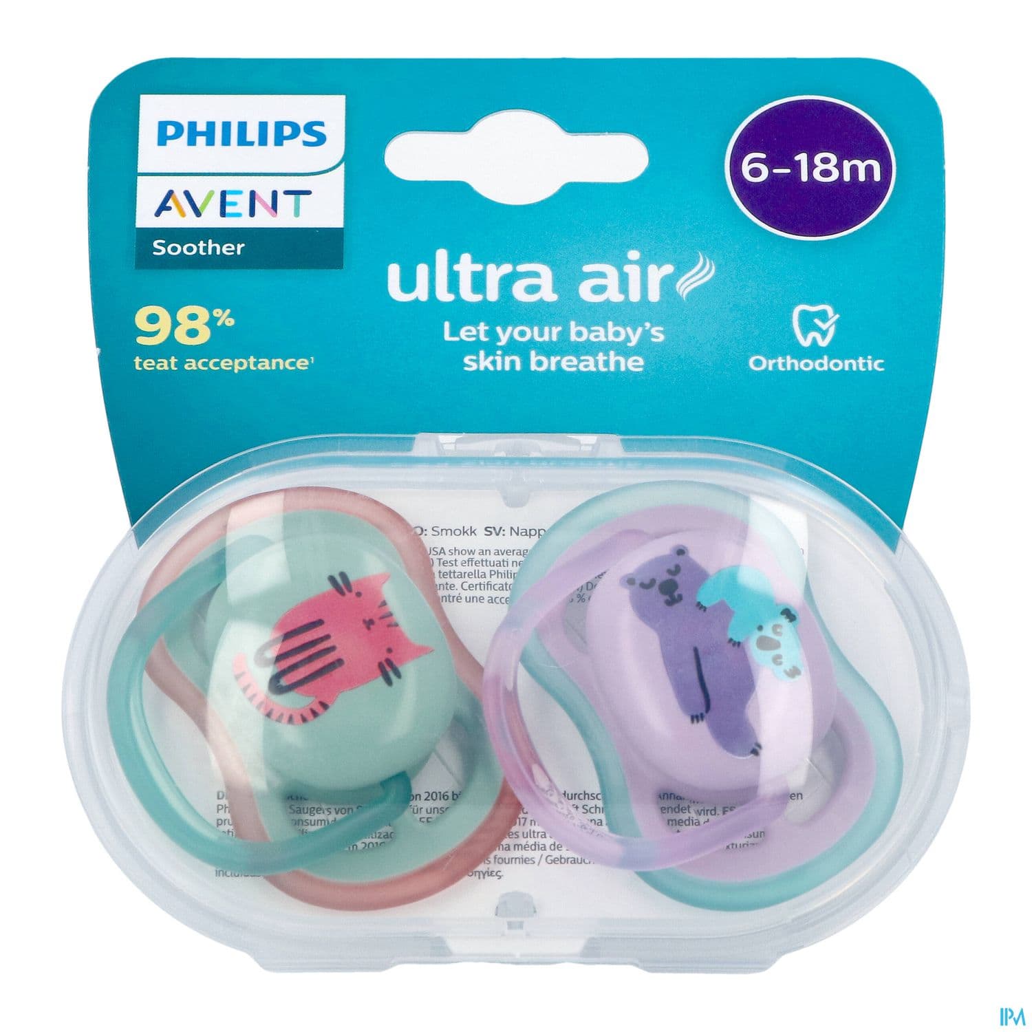 SUCET AVENT ULT AIR MIX NATUR6-18M