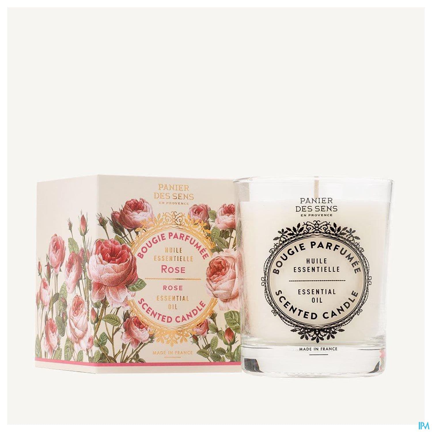 PANIER DES SENS BOUGIE ROSE RE180G