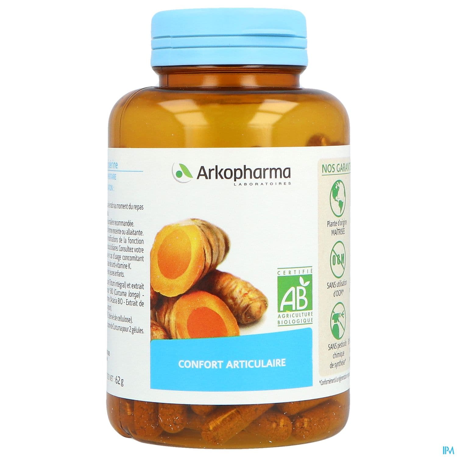 ARKOGELULES CURCUMA + PIPERINE GEL FL/150