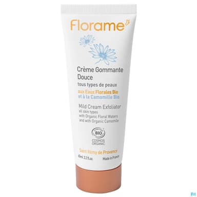 Florame Creme Gommante Douce Bio 65ml