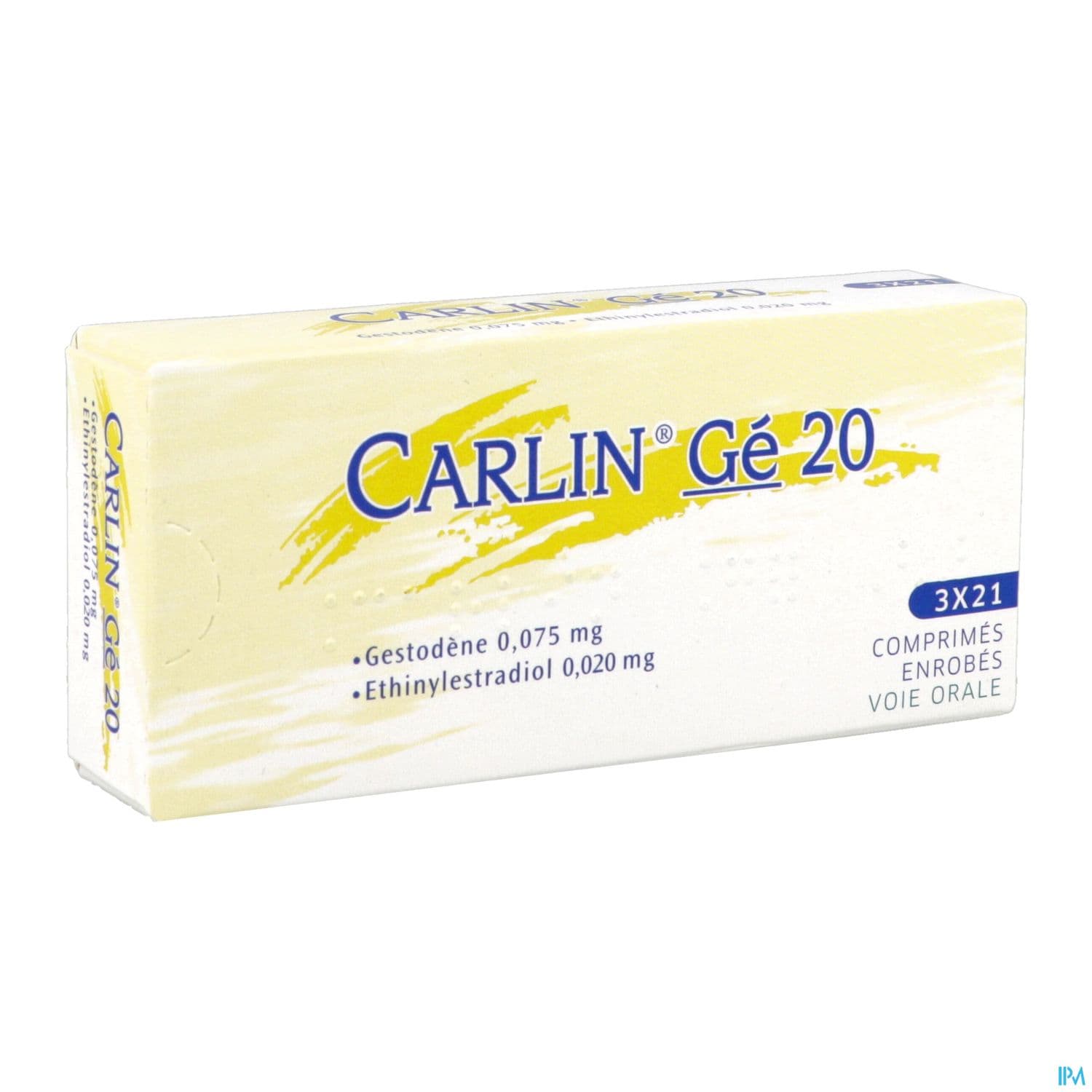 Carlin 75mcg/20mcg Comprime 21 X3