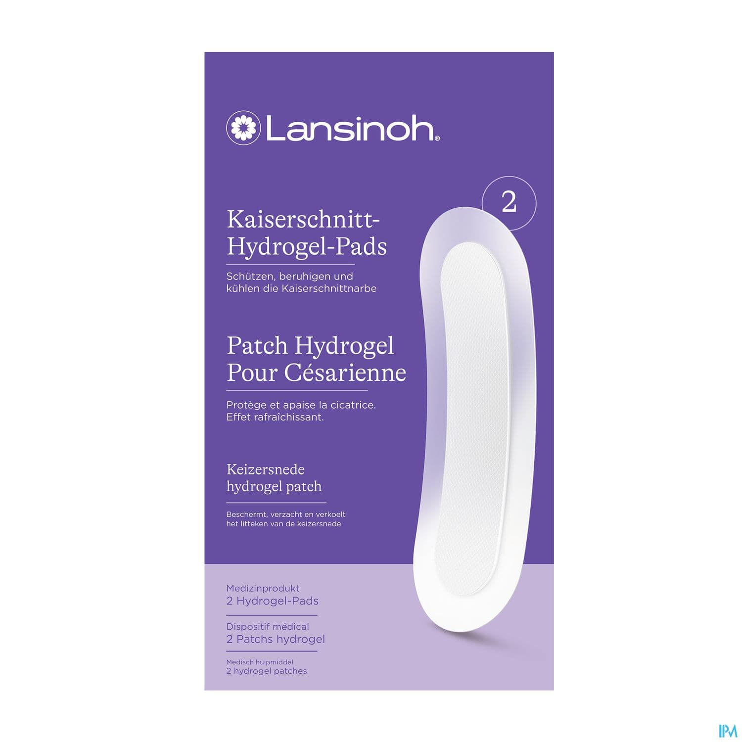 Lansinoh Patch Hydrogel Cesarienne Apaisant Et Cicatrisant 1