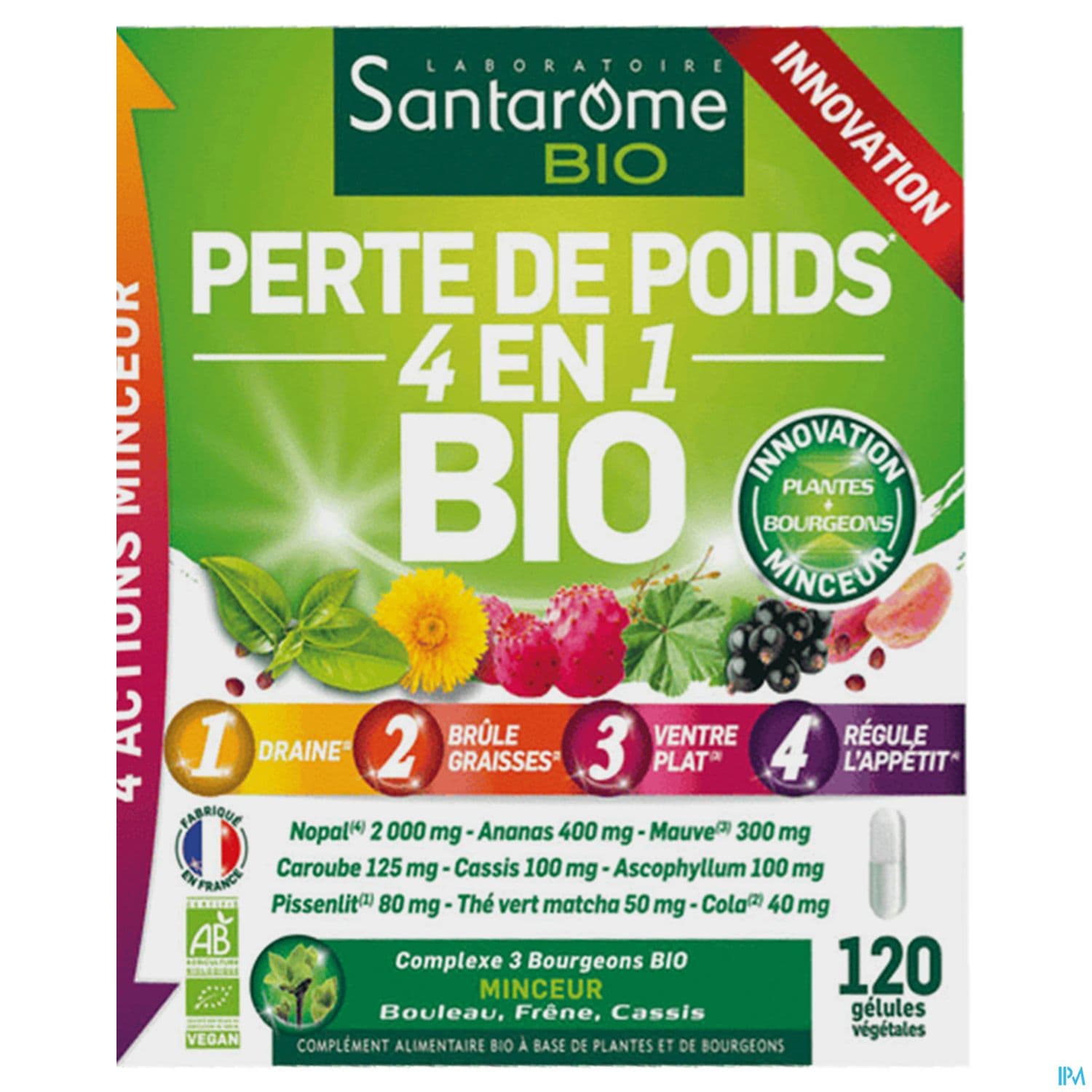 SANTAROME PERTE POID 4EN1 GELU120