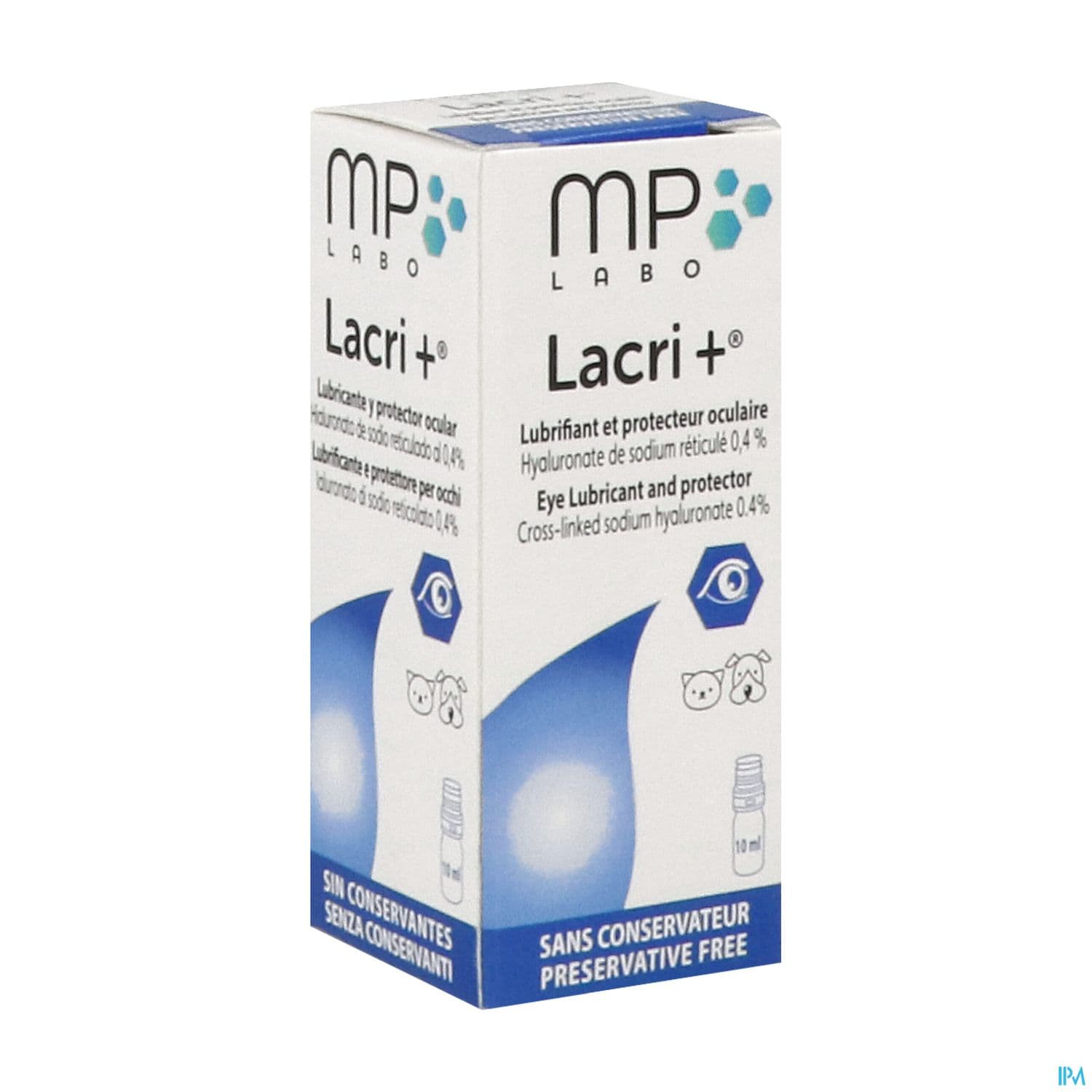 Mp Labo Lacri Plus Gel Oculaire Hydratant Protecteur Et Lubrifiant Chien Chat Flacon De 10ml