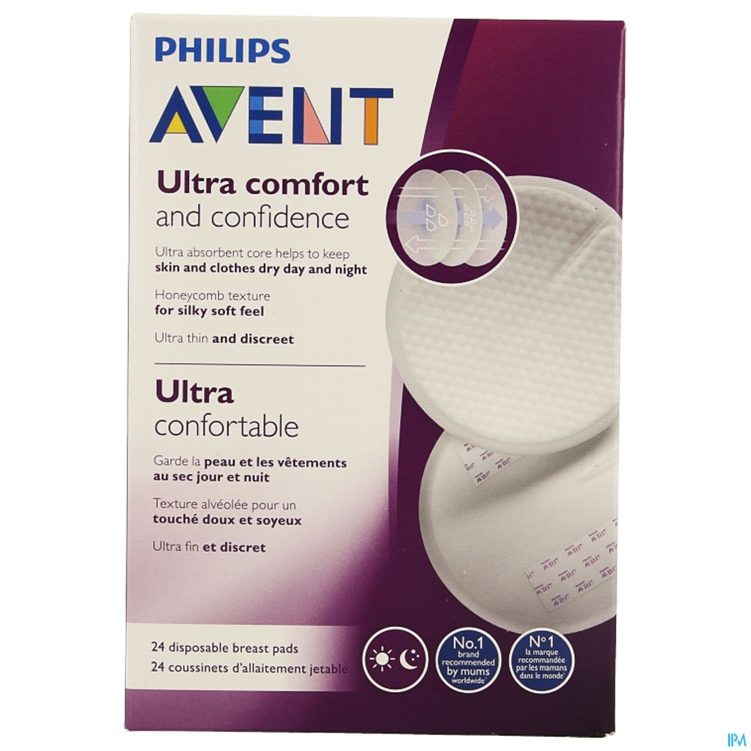 Philips Avent Coussinets Jour/nuit 24 Scf254/24