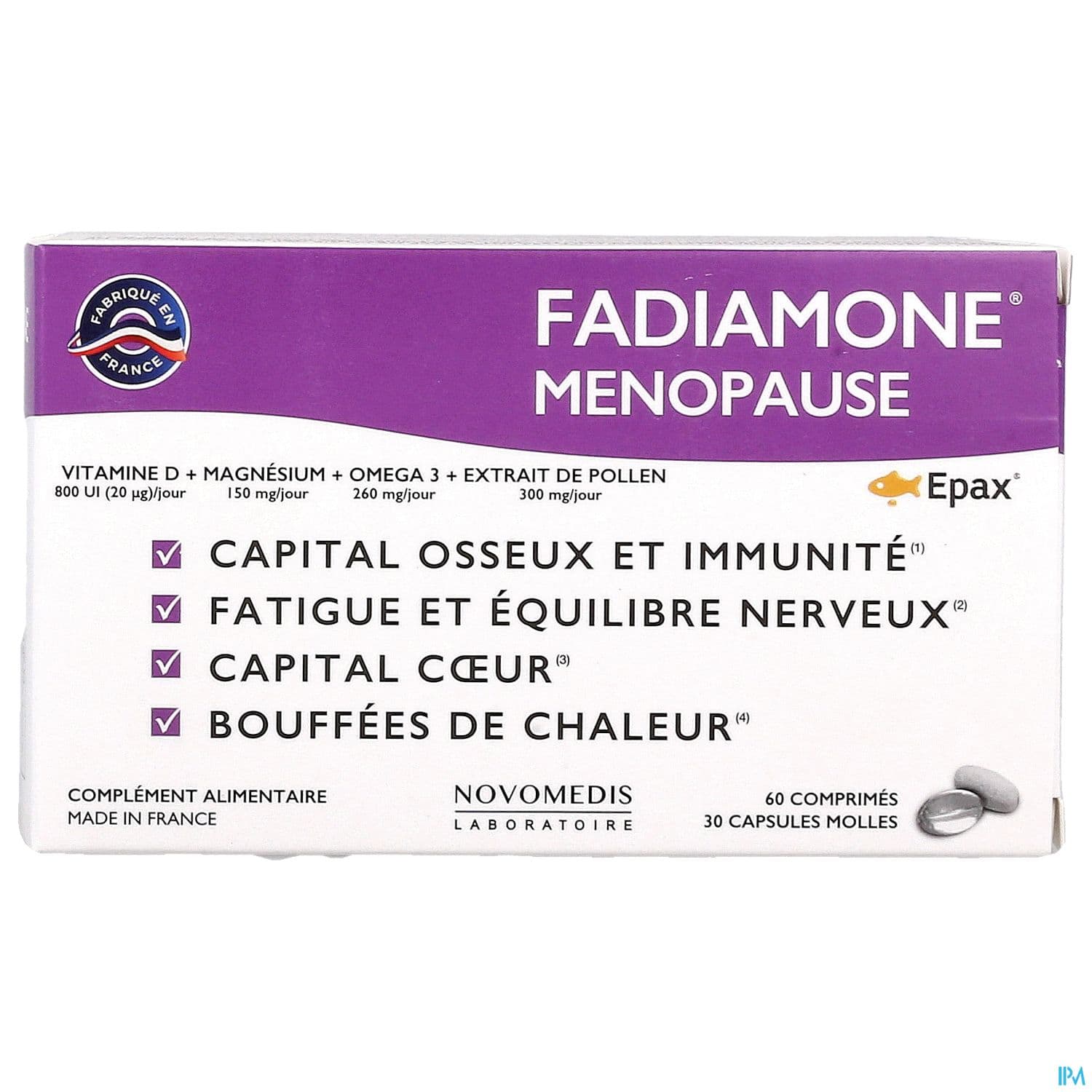 FADIAMONE MENOPAUSE CPR 60+CAPS 30