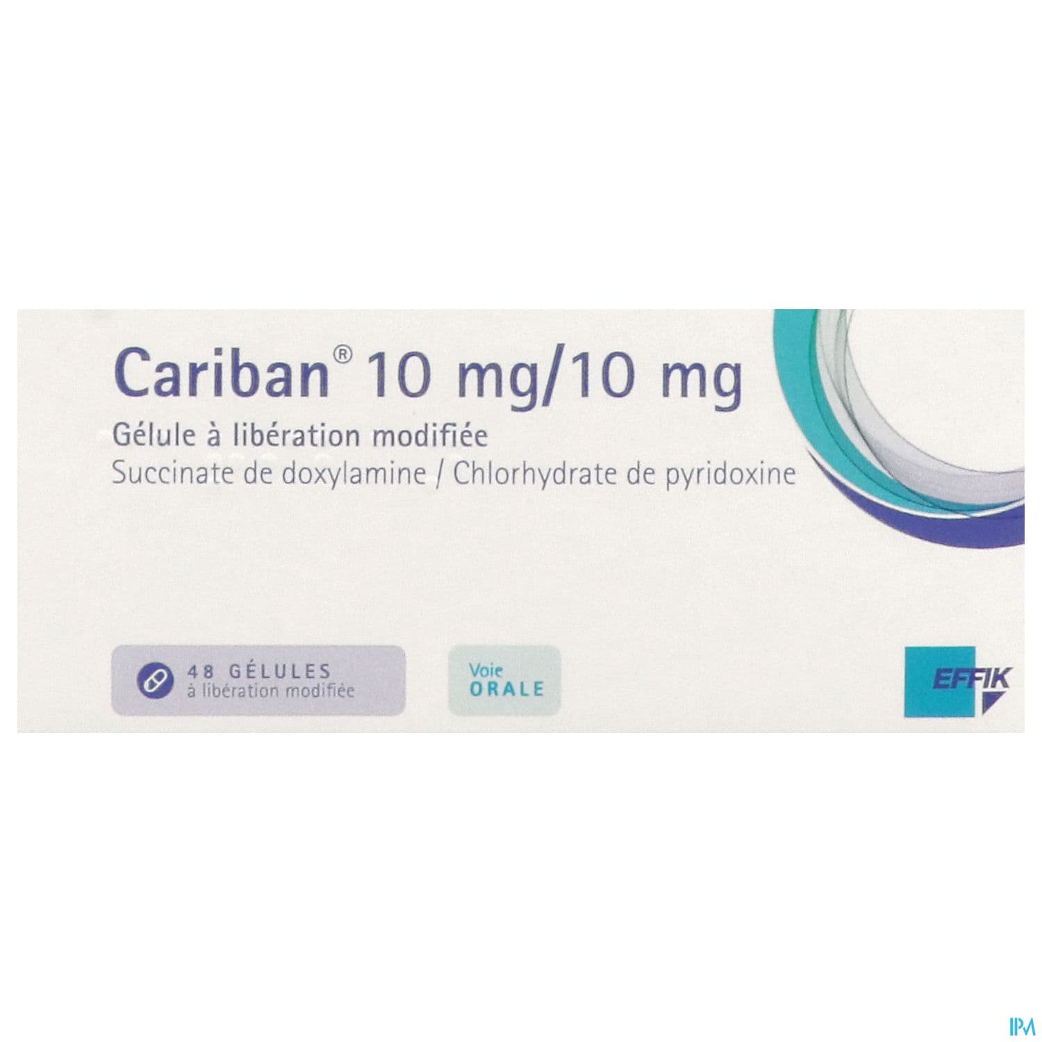Cariban 10mg/10mg Gelule Liberation Modifiee 48