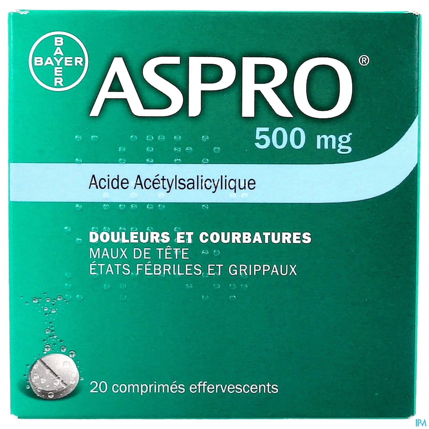 ASPRO 500MG CPR EFF 20