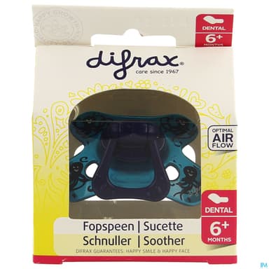 Difrax Sucette Dental 6/12mois