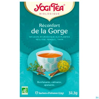 Yogi Tea Reconfort De La Gorge Bio Infusette 2g 17