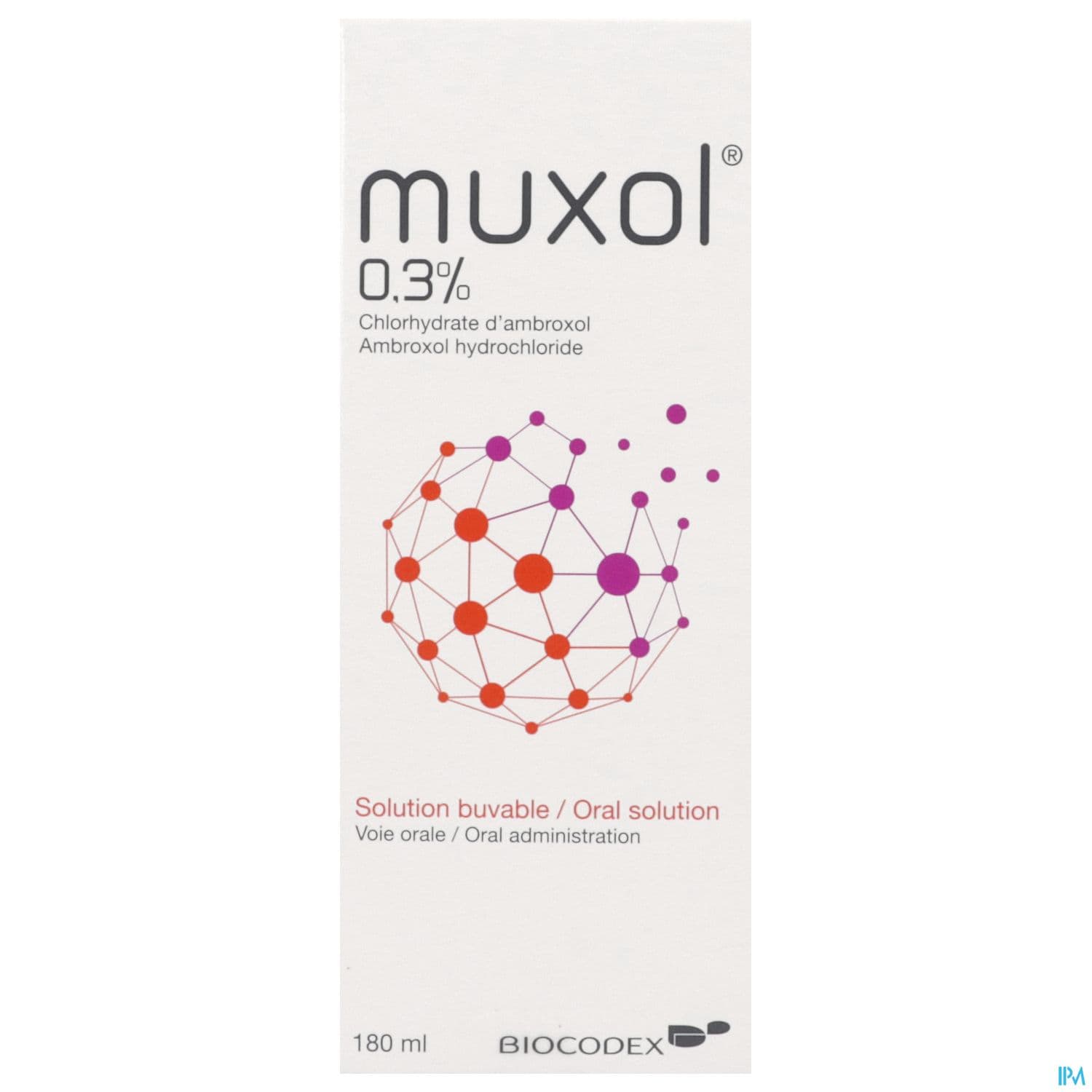 MUXOL 0,3% SOL BUV S/S 180ML