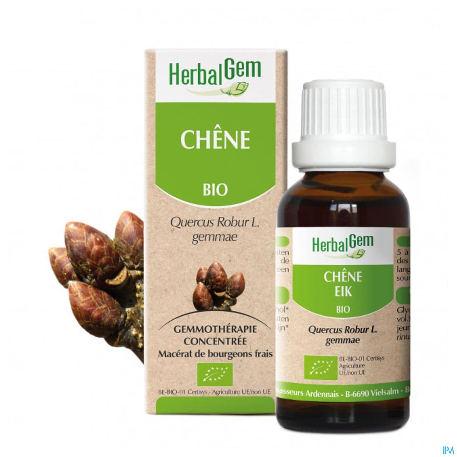 Herbalgem Chene Bourgeon Macerat Glycerin Bio 30ml
