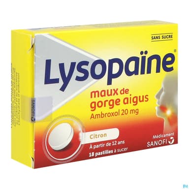 LYSOPAINE CITRON 20MG S/S PAST 18